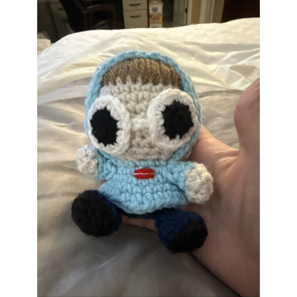 Hand Crochet George Not Found 4.5" Tall Soft Super Cute (Abby)